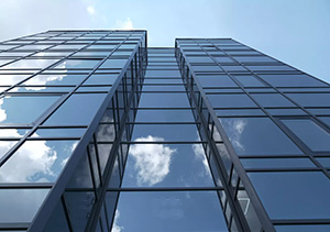 نمای کرتین وال ارومیه اروم آلیاژ